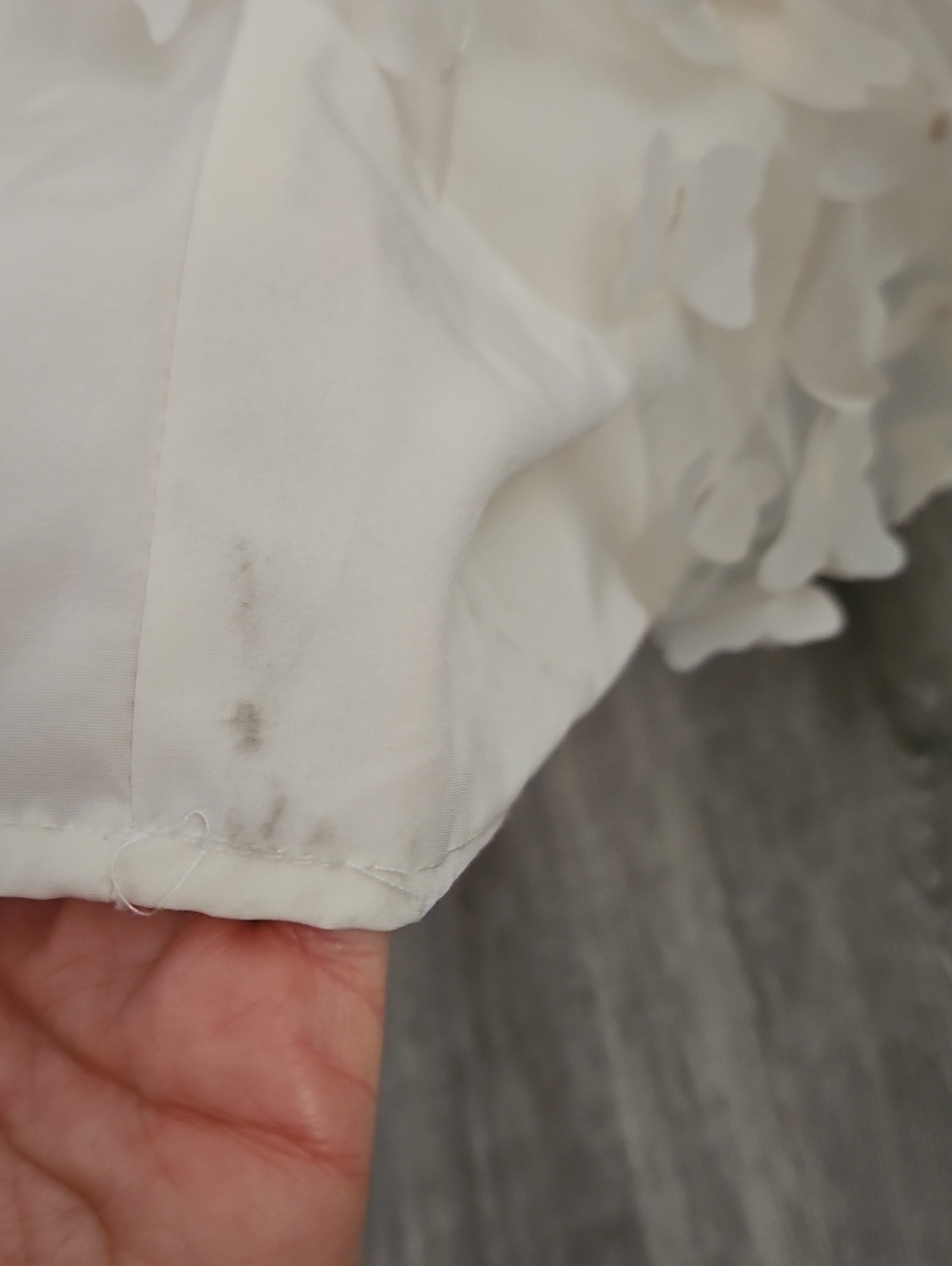 Thirty-Thirty Butterfly Tulle Ivory Dress Size Small - Picture 7 of 13